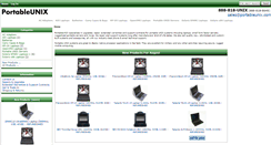Desktop Screenshot of portableunix.com